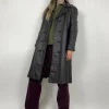Leather jacket Trojan anni ‘70 con pelliccia