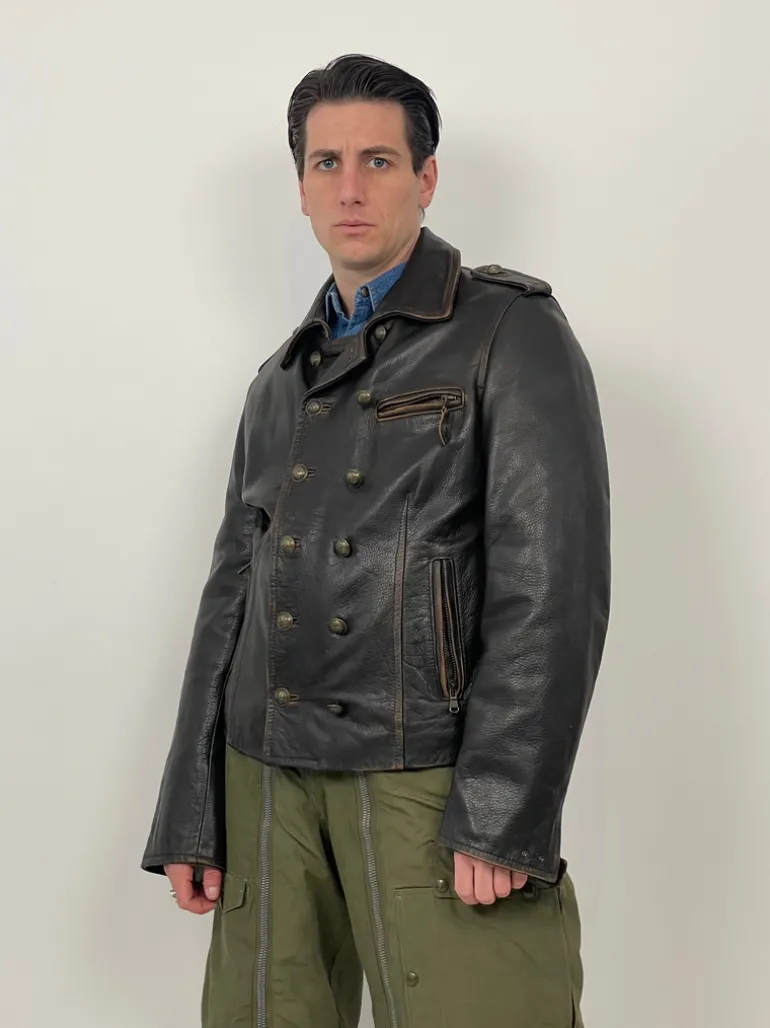 Lether jacket anni '80