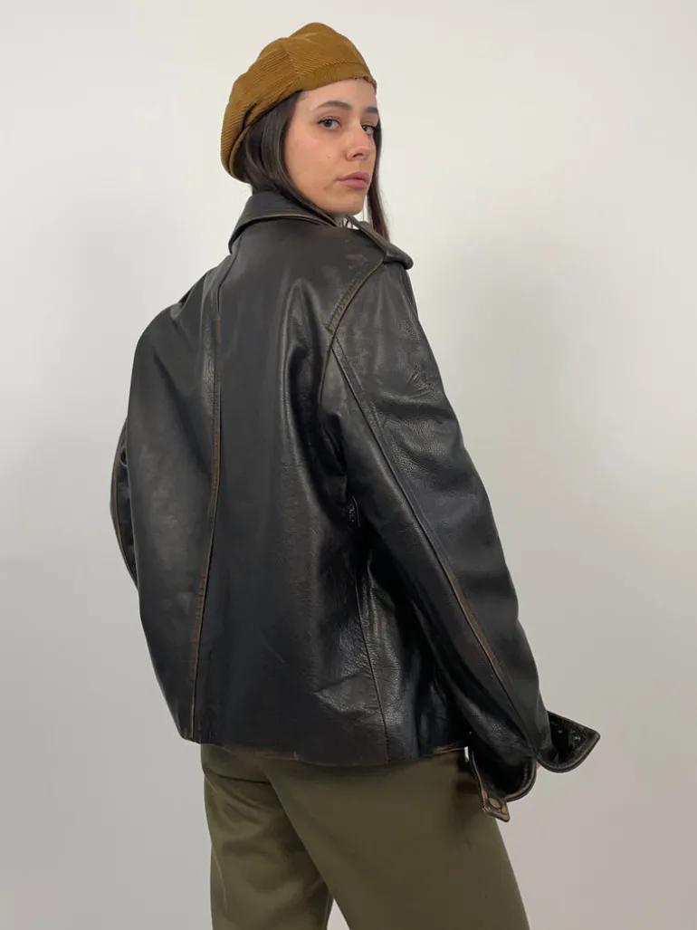 Lether jacket anni '80