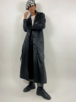 Long Leather Coat anni '70