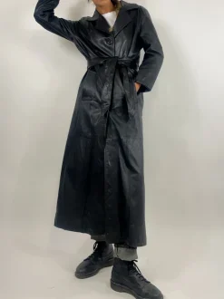 Long Leather Coat anni '70