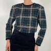 Maglia Luisa Spagnoli in lana a quadri
