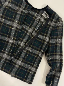 Maglia Luisa Spagnoli in lana a quadri
