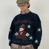 Maglione vintage in pura lana