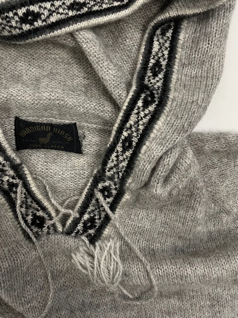 Maxi maglione in alpaca vintage