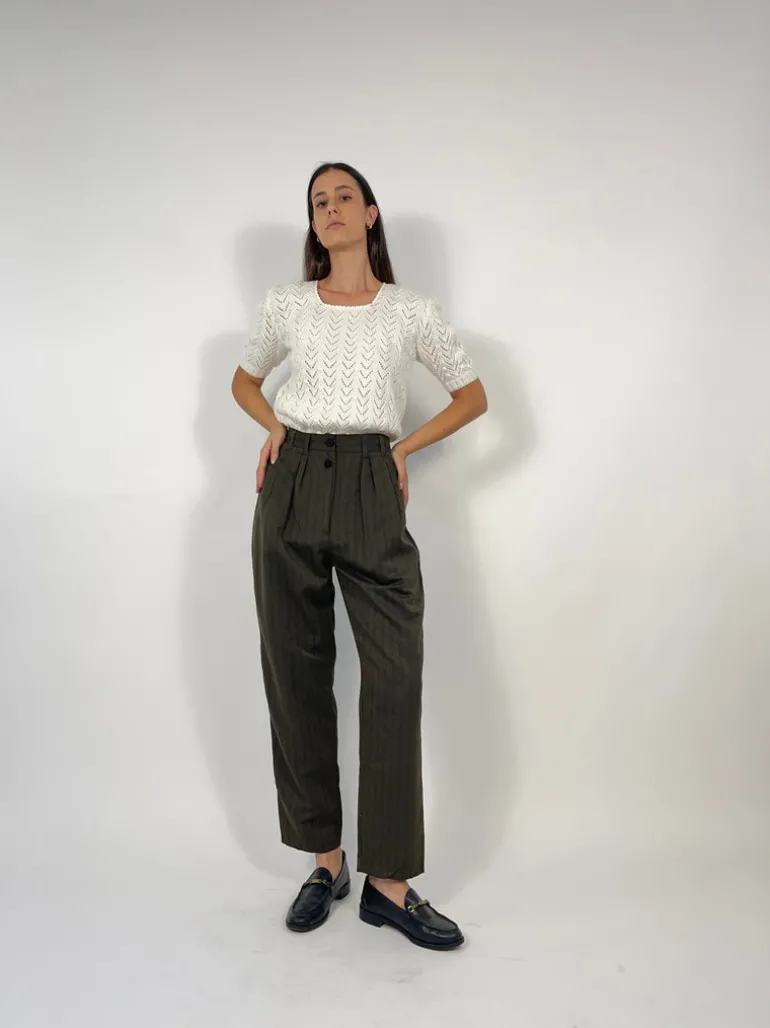 Pantaloni anni '80 con pence
