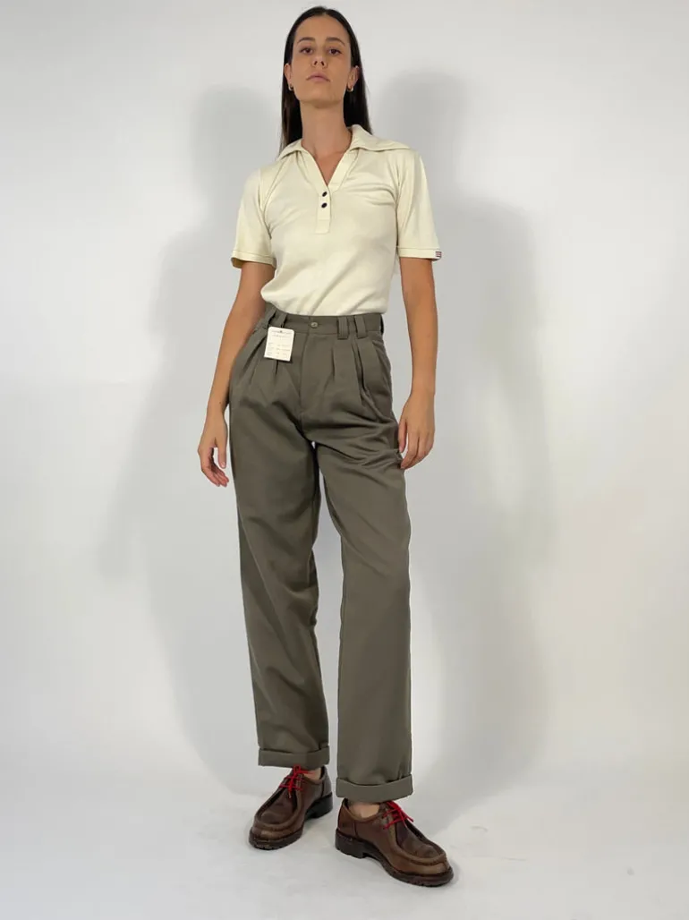Pantaloni anni '70 con pence