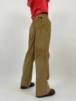 Pantaloni anni '70 in velluto a coste