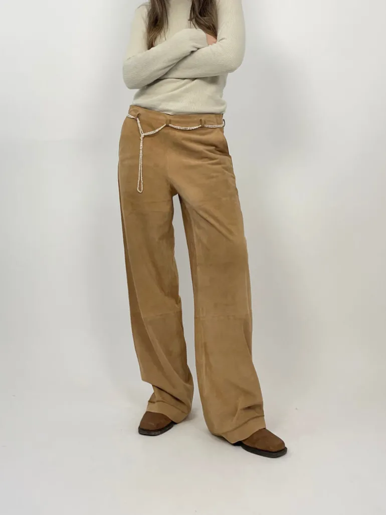 Pantaloni in camoscio vintage
