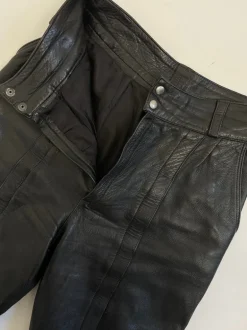 Pantaloni in vera pelle anni '80