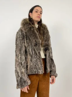 Pelliccia cropped vintage