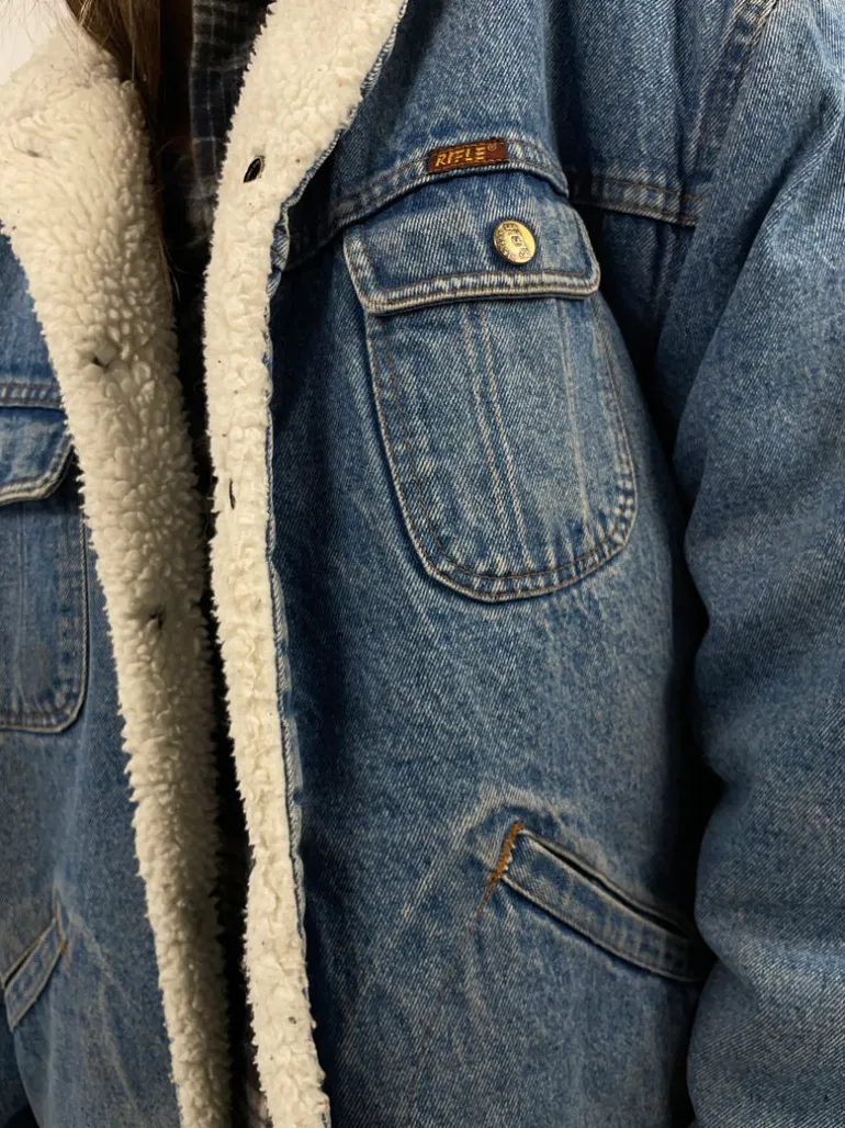 Rifle sherpa denim jacket