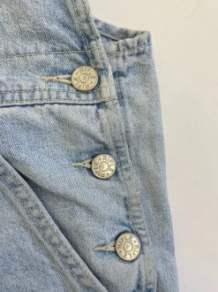 Salopette corta Rifle in jeans