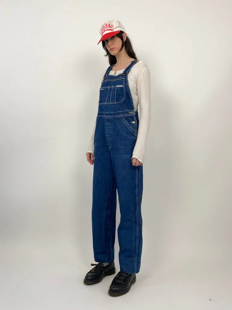 Salopette in jeans anni '80