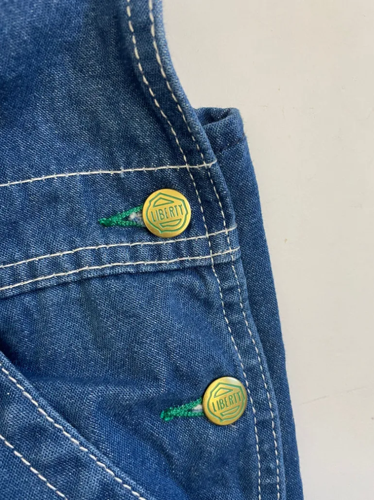 Salopette Liberty vintage in Denim