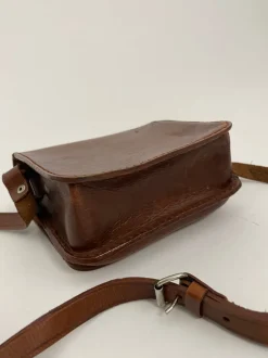 Tracolla in cuoio anni '70