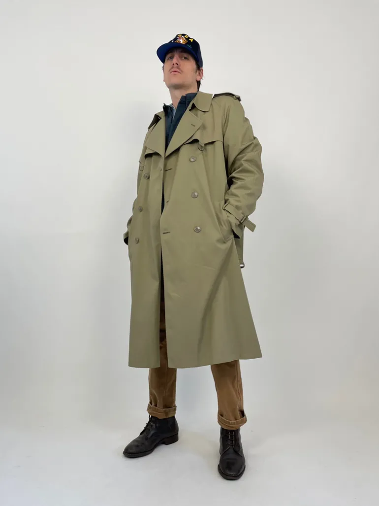 Trench doppiopetto anni '70