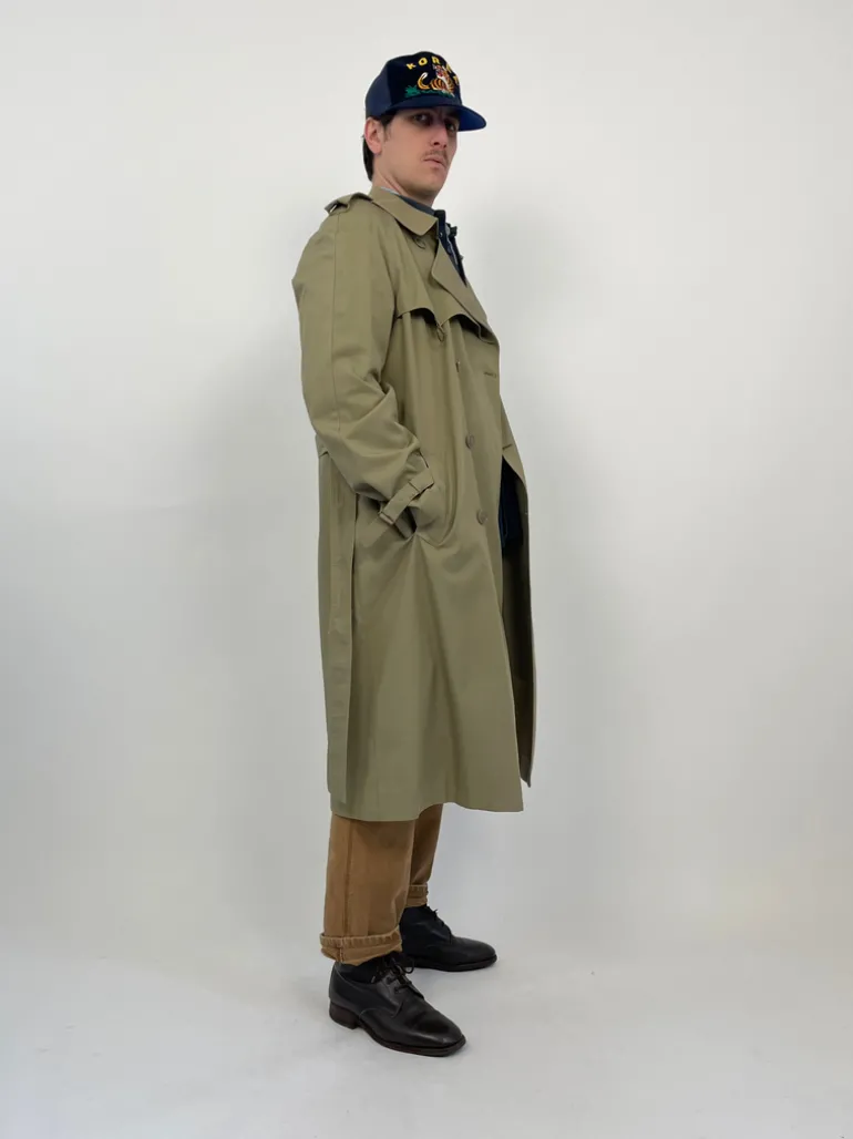 Trench doppiopetto anni '70