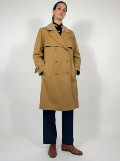 Trench vintage doppiopetto