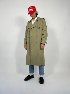 Trench vintage doppiopetto