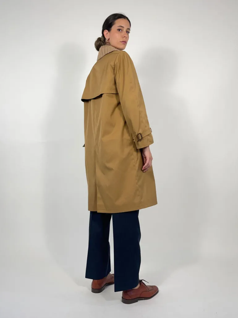 Trench vintage doppiopetto