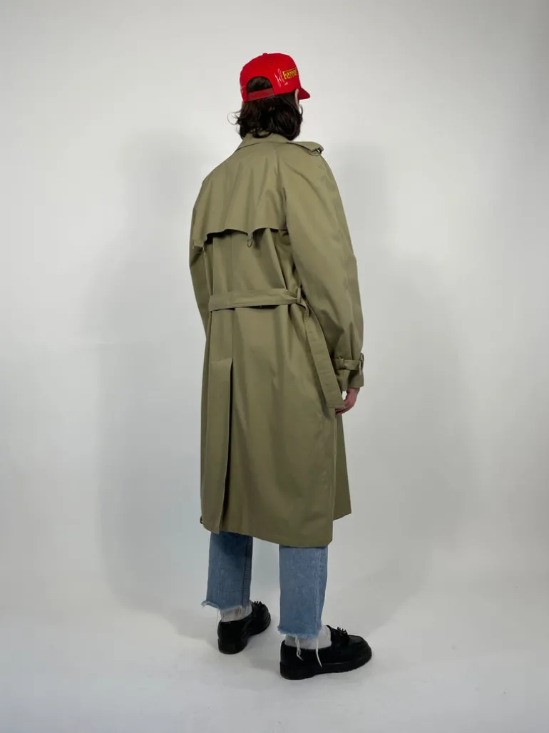 Trench vintage doppiopetto