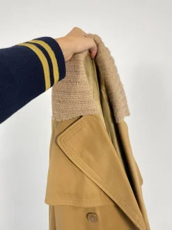 Trench vintage doppiopetto