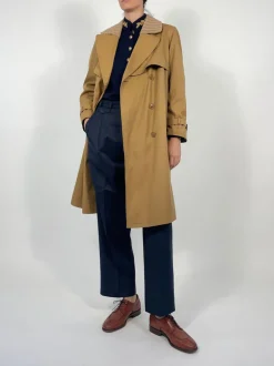 Trench vintage doppiopetto