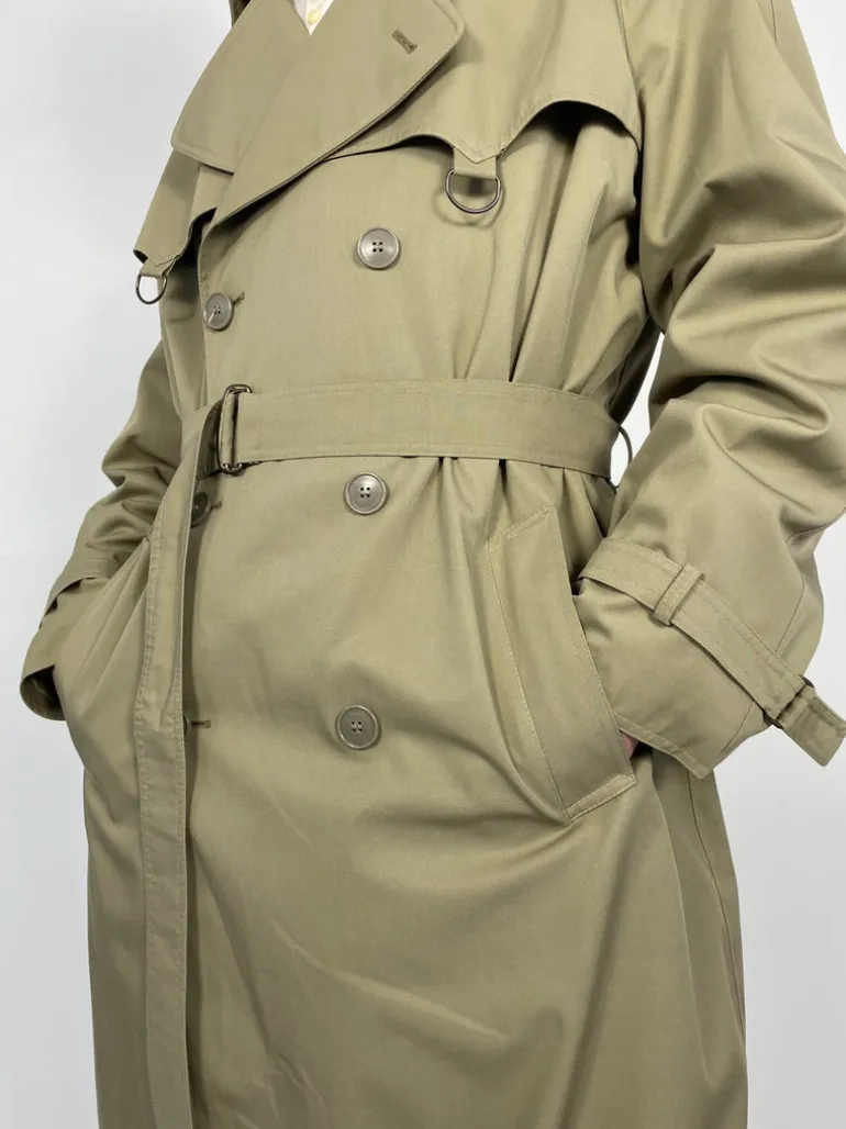 Trench vintage doppiopetto