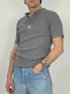 T-shirt Serafino Levi's 3 bottoni