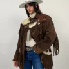 Western Jacket anni '70 in cavallino e camoscio